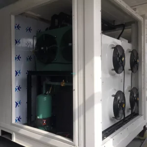 40′ blast freezer 76°f to 4°f