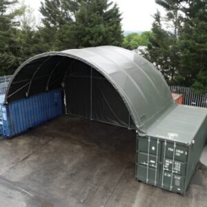 20 x 20ft container shelter (6 x 6m) shade cloth pvc online