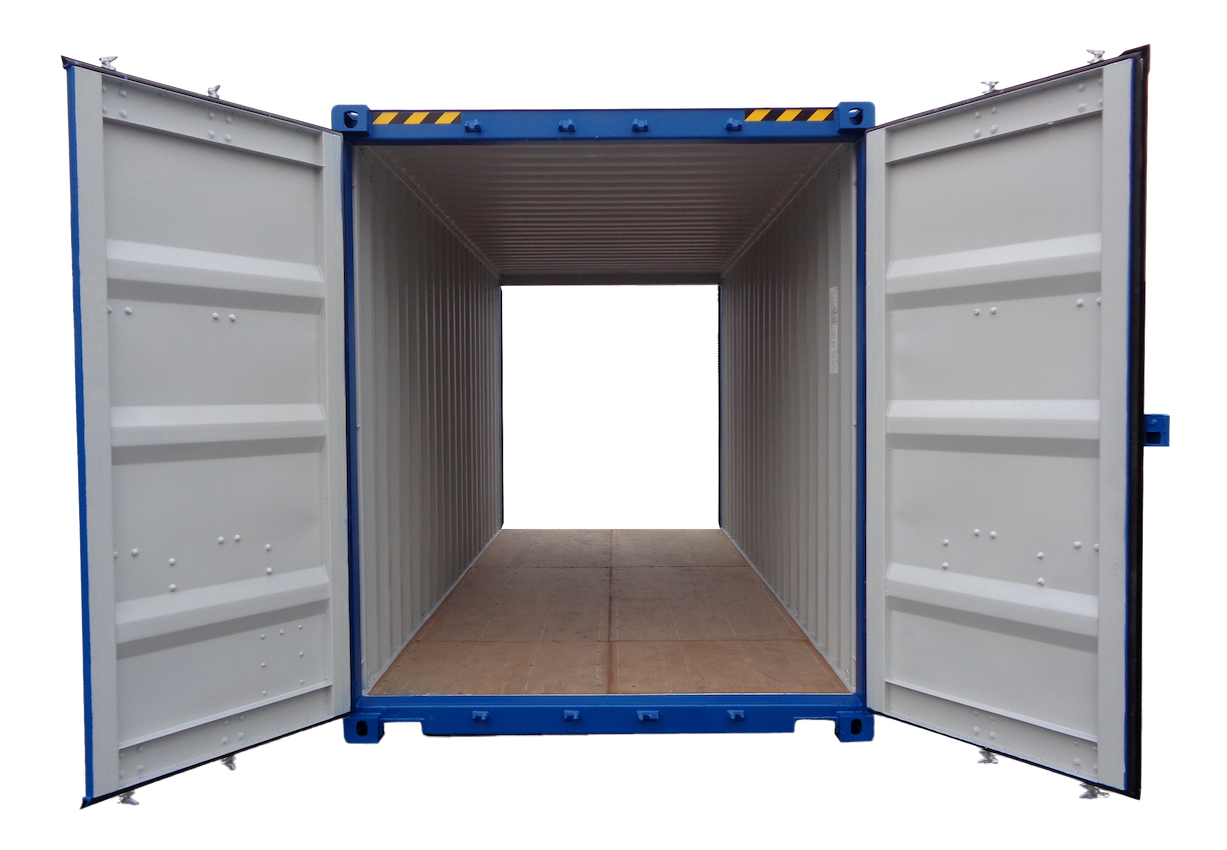 20′ shipping containers with doors on both ends 20′ shipping containers with doors on both ends