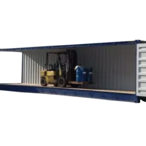 40′ high cube open side container