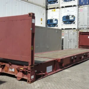 20′ flat rack shipping container