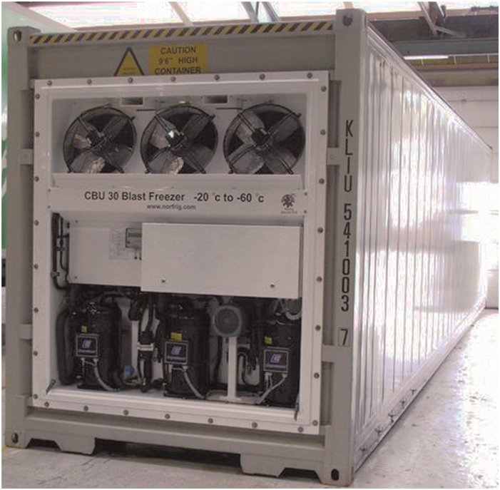 40′ deep freezer with generator 76°f to 30°f 40′ deep freezer with generator 76°f to 30°f