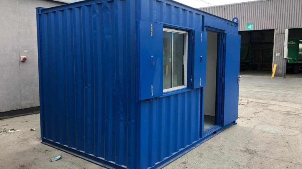 10′ mobile office container